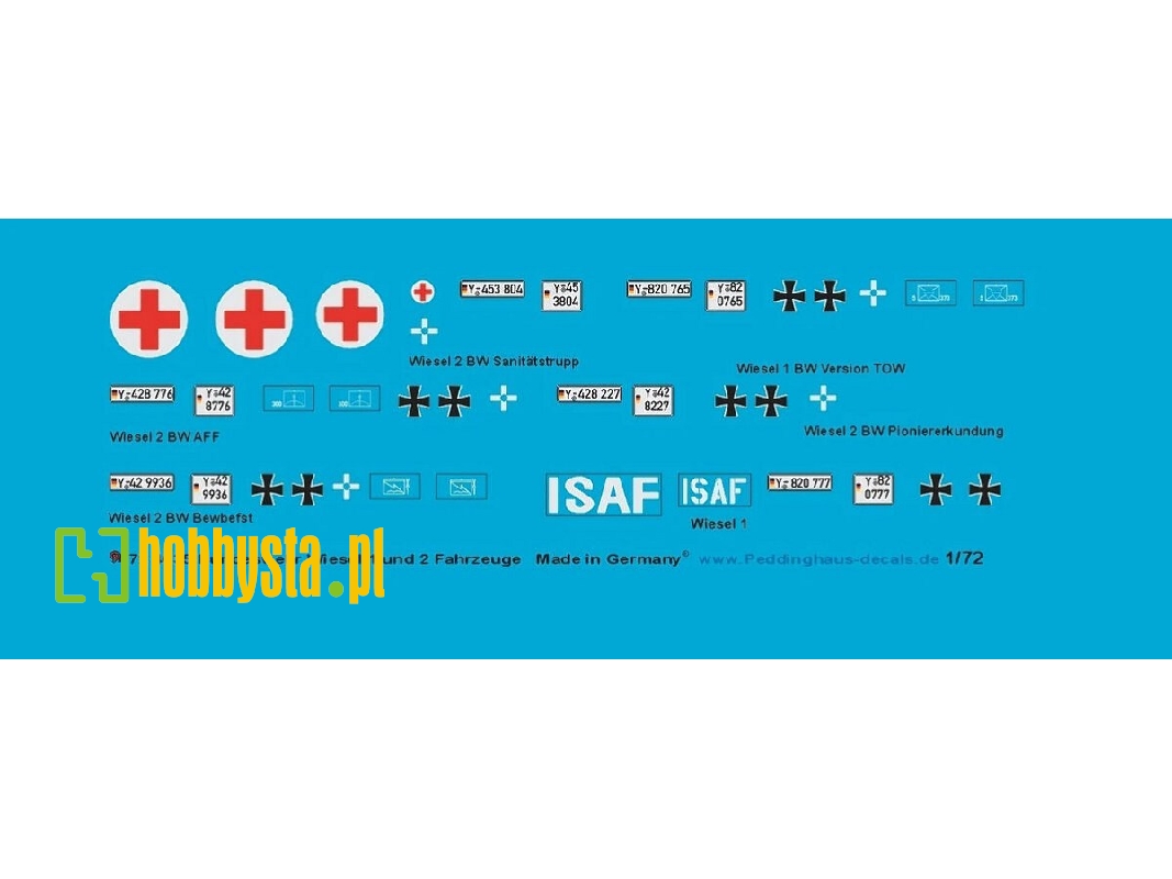 Bundeswehr Wiesel 1 And Wiesel 2 Decal Set - image 1