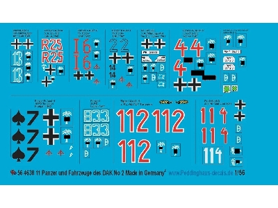 11 Vehicles & Tanks Of German Dak No.2 - image 1