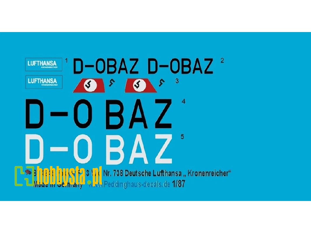 Junkers / Fokker F.13 - Wk. Nr. 738 German Lufthansa "kronenreicher" - image 1