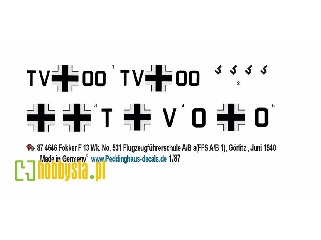 Junkers / Fokker F.13 - Wk.Nr. 531 Flying School A/B 1 (Ffs A/B 1) - Görlitz Juni 1940 - image 1