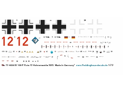 Messerschmitt Bf-109 E - Rote 12 / Hahnenweide 2025 - image 1
