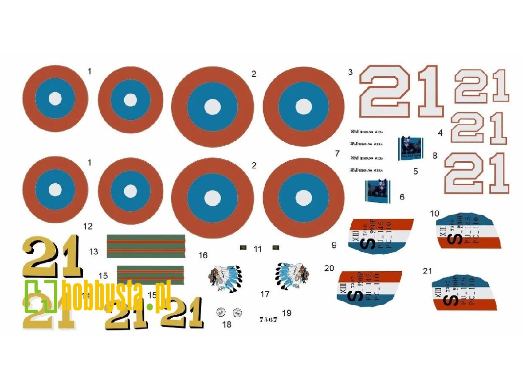 Spad S.Xiii - Us Aces Of Wwi 103rd & 213th Aero, Frank Hunter & Wilbert White - image 1