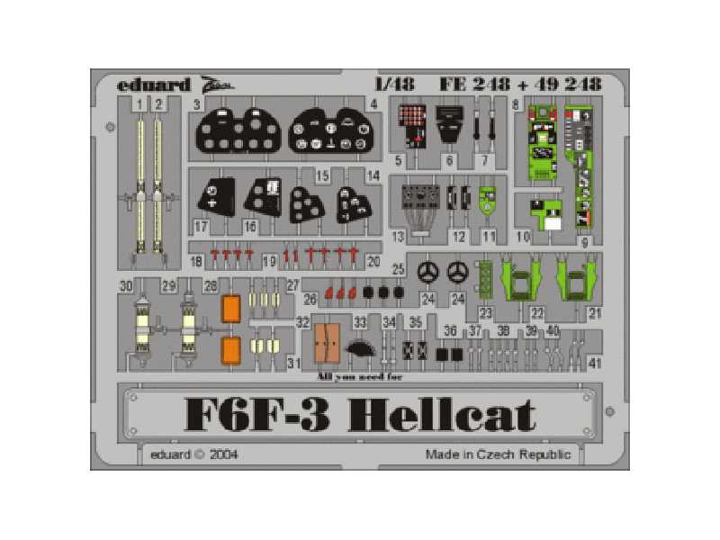 F6F-3 1/48 - Hasegawa - - image 1