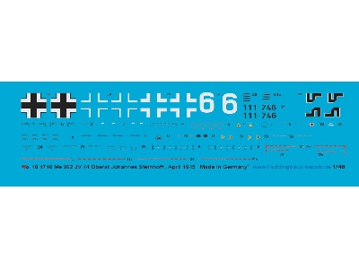 Messerschmitt Me-262 - Oberst Johannes Steinhoff Jv 44 ,april 1945 - image 1