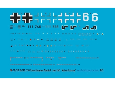 Messerschmitt Me-262 - Oberst Johannes Steinhoff Jv 44 / April 1945 - image 1