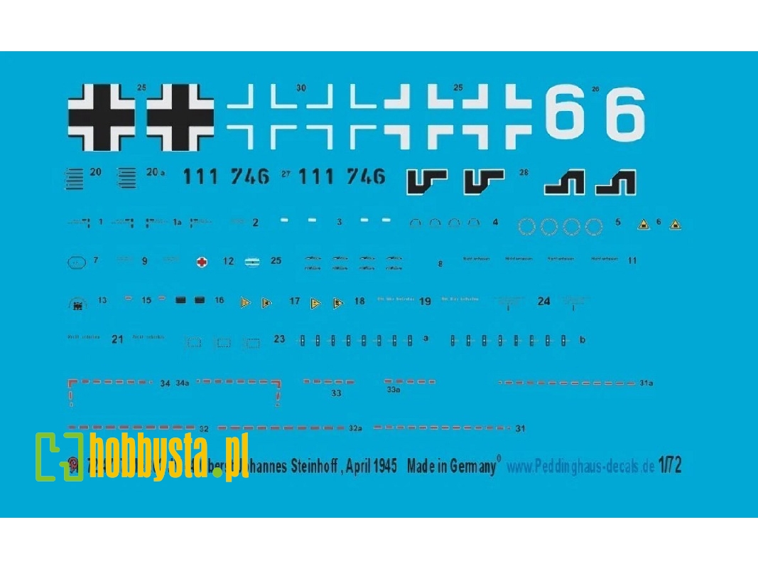 Messerschmitt Me-262 - Oberst Johannes Steinhoff Jv 44 / April 1945 - image 1
