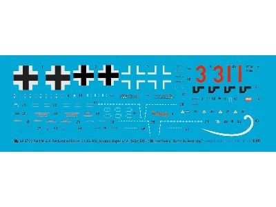 Focke Wulf Fw 190 A-8 - Fw Konrad Bauer 5 / Jg 300 , August-september 1944, Erfurt-bindersleben - image 1