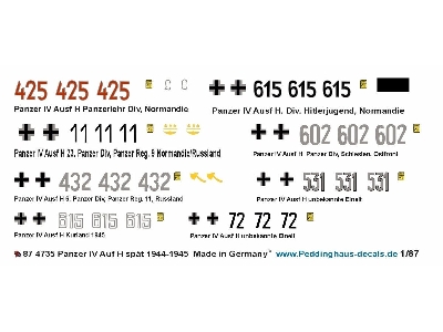 Panzer Iv Ausf.H Late (1944-1945) - image 1