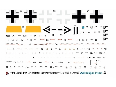 Oberstleutnant Dietrich Hrabak Geschwaderkommodore Jg 52 - image 1