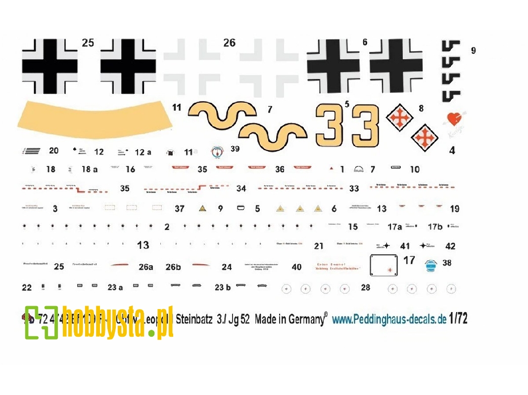 Messerschmitt Bf-109 F-4 - Obfw. Leopold Steinbatz 3. Jg 52 , Juni 1942 - image 1