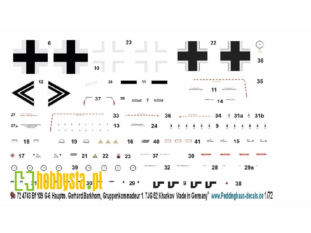 Messerschmitt Bf-109 G-6 - Hauptmann Gerhard Barkhorn / 1 Jg 52 Karkov - image 1