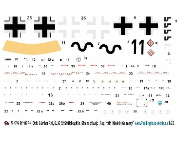 Messerschmitt Bf-109 F-4 - Oblt. Günther Rall, 8./Jg 52 Staffelkapitän, Stachastliwajc , Aug. 1941 - image 1