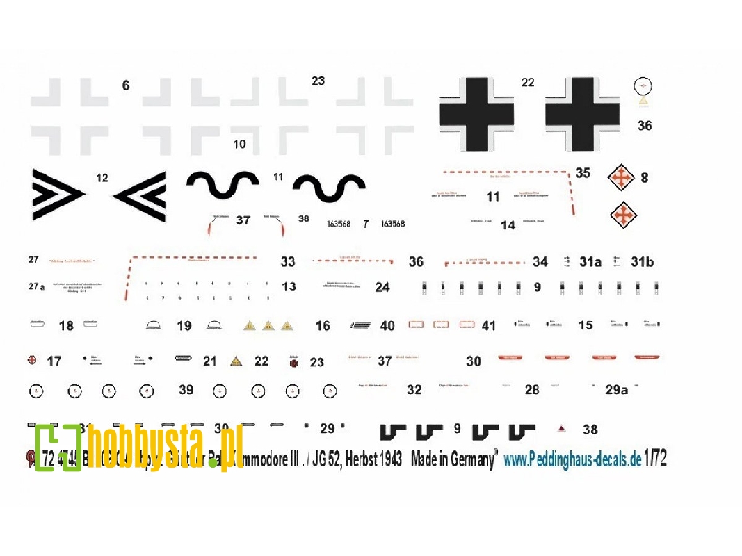Messerschmitt Bf-109 G-6 - Htpm. Günther Rall Kommodore Iii . / Jg 52, Autumn 1943 - image 1