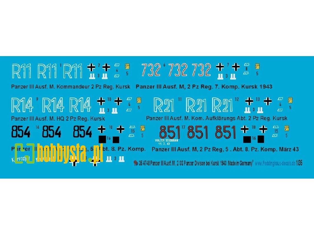 Panzer Iii Ausf. M - 2nd Ss Panzer Division (March - July 1943) - image 1