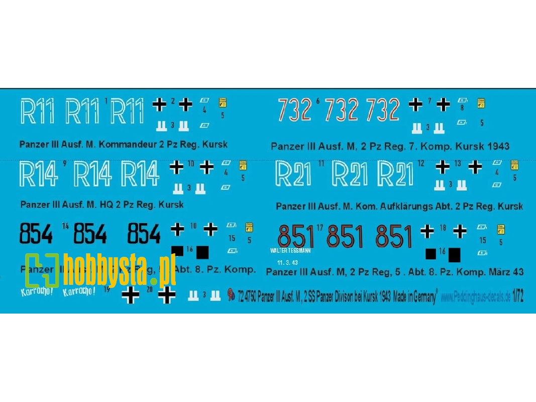Panzer Iii Ausf. M - 2nd Ss Panzer Division (March - July 1943) - image 1