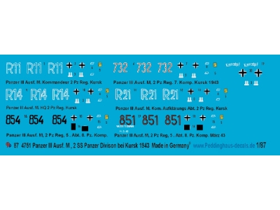 Panzer Iii Ausf. M - 2nd Ss Panzer Division (March - July 1943) - image 1