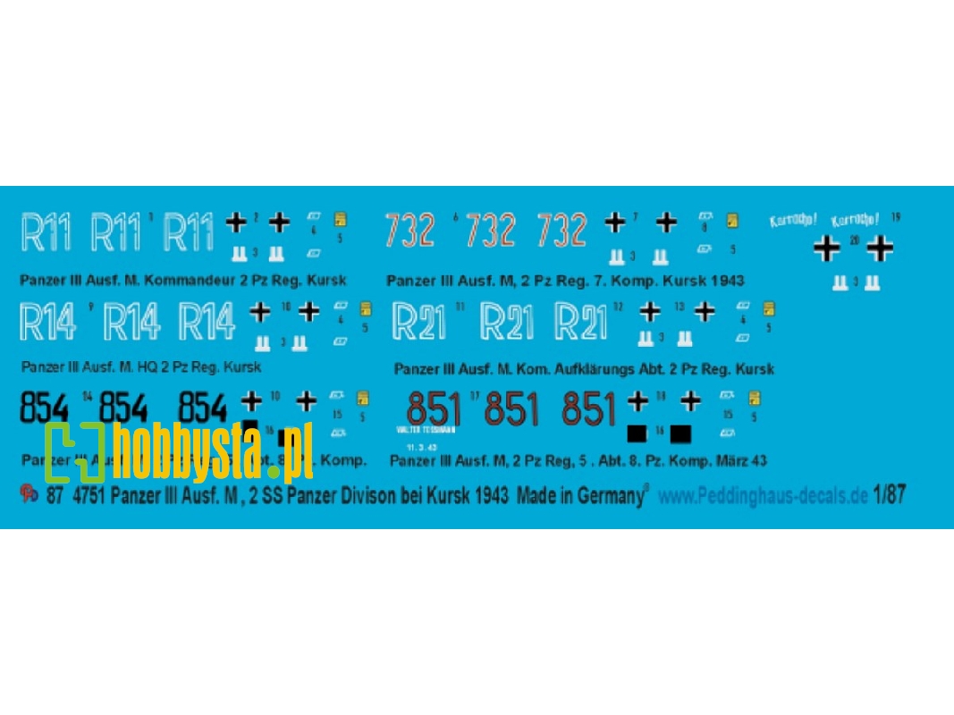 Panzer Iii Ausf. M - 2nd Ss Panzer Division (March - July 1943) - image 1