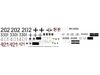 2 Sd. Kfz 251. 2 Panther Und Horch Stabswagen - image 1