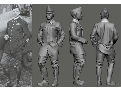 French Wwi Aces Les Cigognes - Joseph De Sevin - image 1