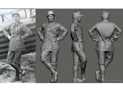 French Wwi Spad Aces - Henri Hay De Slade - image 1