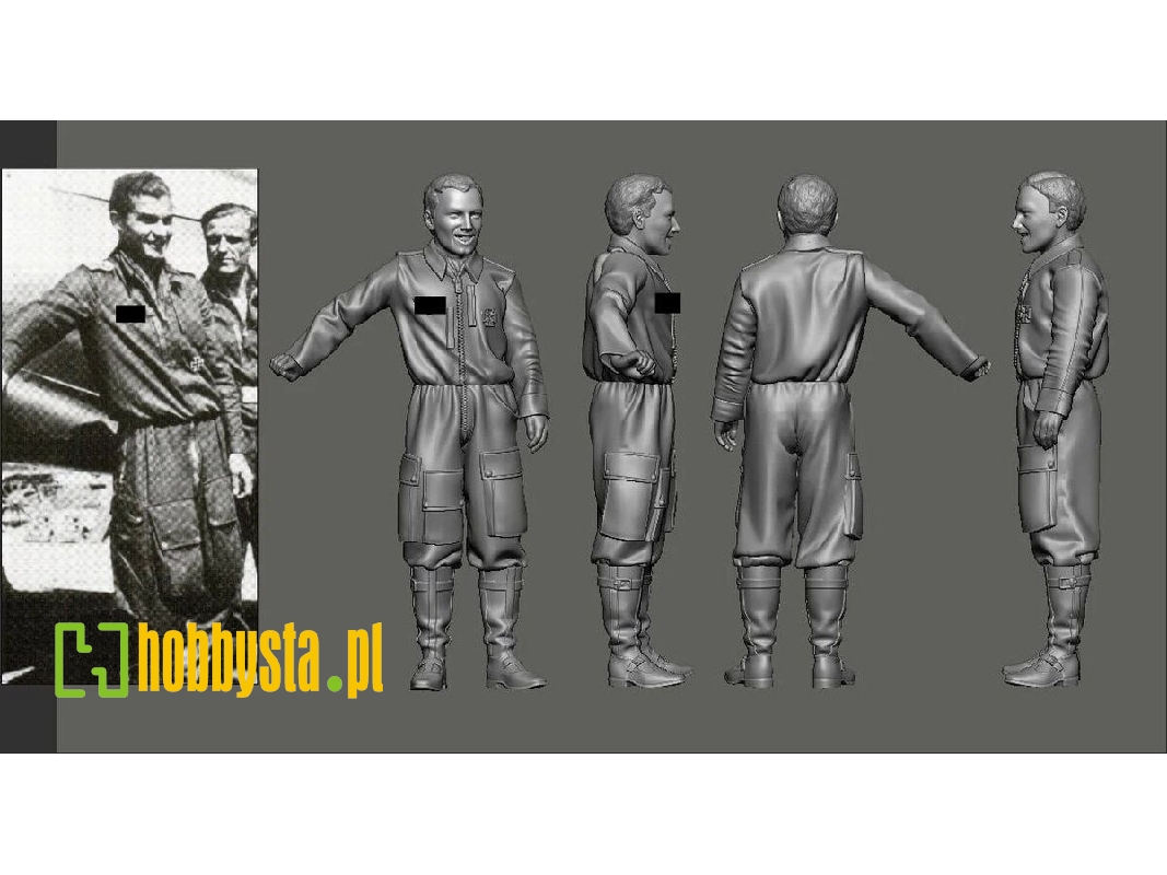 Gergerman Wwii Jg54 Aces Fw-190 Pilots - Heinrich Sterr - image 1