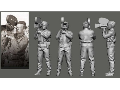 German Wwii Luftwaffe Ground Crew - Cameraman - image 1