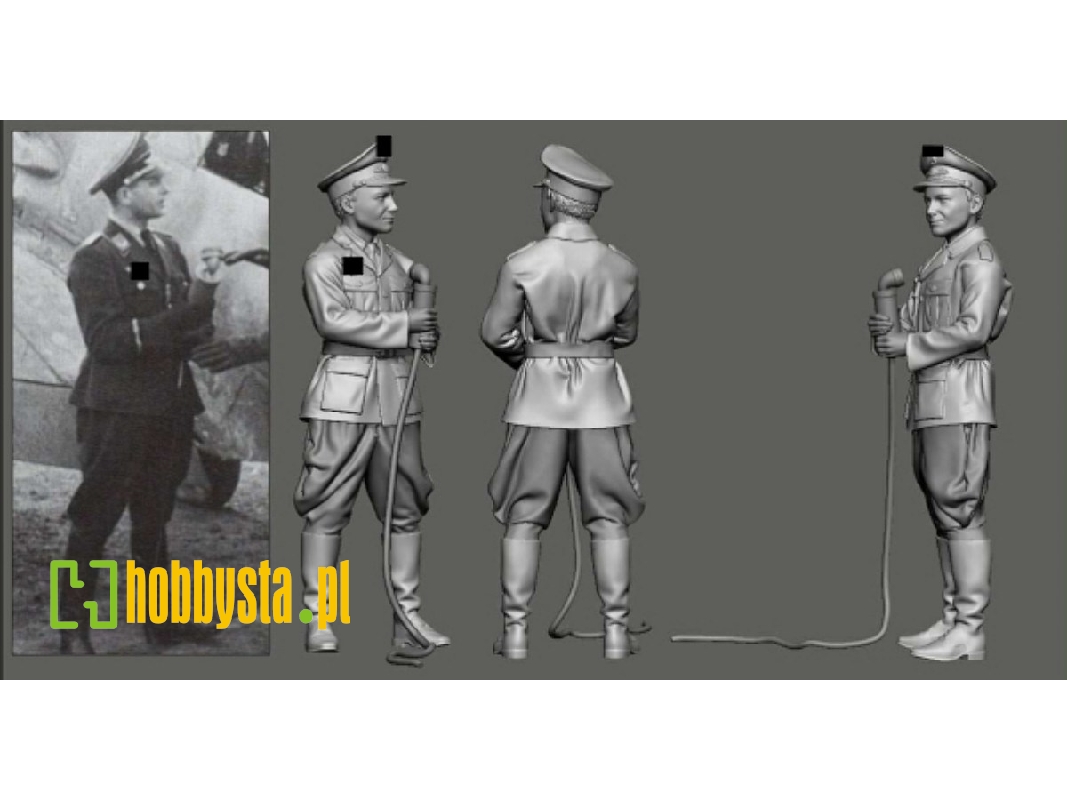 German Wwii Luftwaffe Ground Crew - Microphone Man - image 1