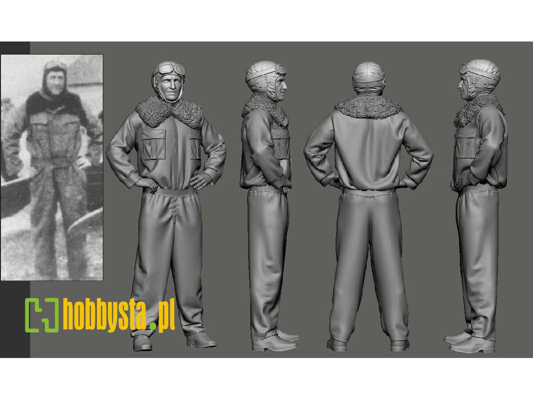 Wwi - N 124 Lafayette Escadrille - Bert Hall (1 Figure / 3d-printed) - image 1