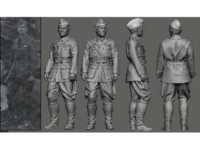 Us Wwi Aces Part 2 - 2nd & 3rd Pursuit Group - Everett Cook (1 Figure / 3d-printed) - image 1