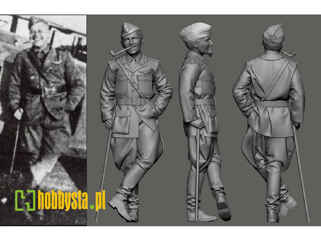 Us Wwi Aces Part 2 - 2nd & 3rd Pursuit Group - Karl Schön (1 Figure / 3d-printed) - image 1