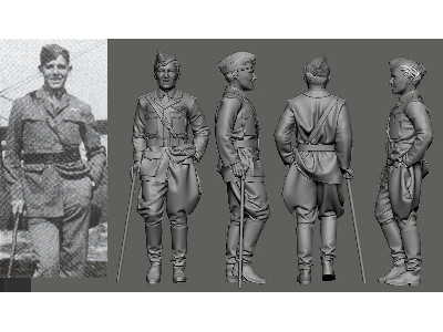Us Wwi Aces Part 2 - 2nd & 3rd Pursuit Group - William Stovall (1 Figure / 3d-printed) - image 1