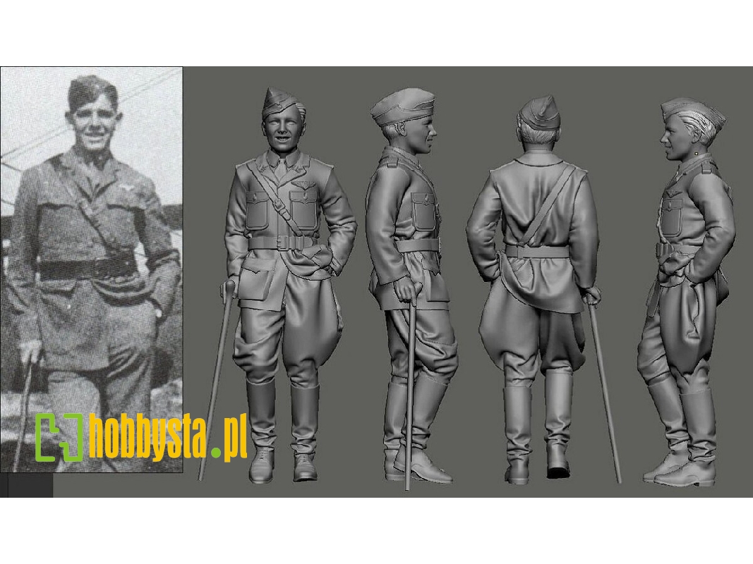 Us Wwi Aces Part 2 - 2nd & 3rd Pursuit Group - William Stovall (1 Figure / 3d-printed) - image 1