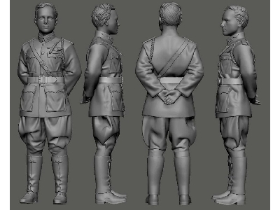 Us Wwi Aces Part 2 - 2nd & 3rd Pursuit Group - Paul Baer (1 Figure / 3d-printed) - image 1