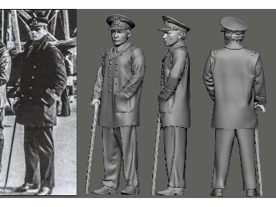Austro-hungarian Wwi Aces Part 1 - Gottfried Von Banfield (1 Figure / 3d-printed) - image 1