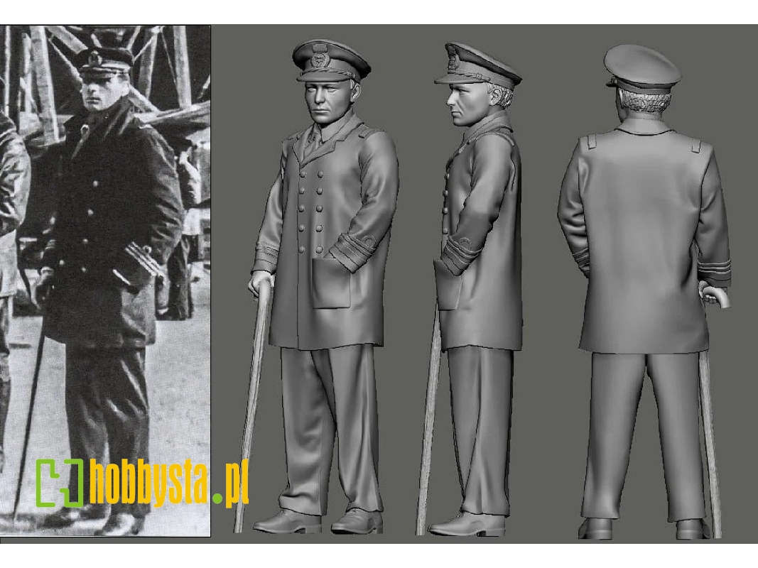 Austro-hungarian Wwi Aces Part 1 - Gottfried Von Banfield (1 Figure / 3d-printed) - image 1