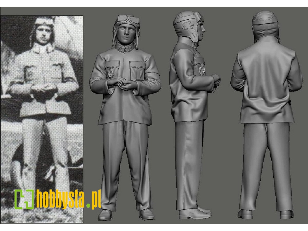 Austro-hungarian Wwi Aces Part 1 - Jozsef Kiss (1 Figure / 3d-printed) - image 1