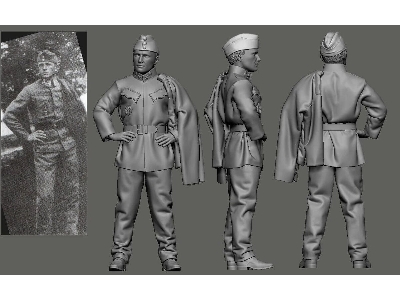 Austro-hungarian Wwi Aces Part 1 - Julius Arigi (1 Figure / 3d-printed) - image 1
