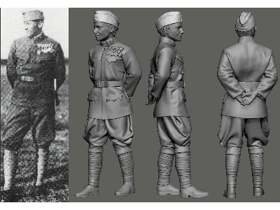 Austro-hungarian Wwi Aces Part 1 - Miroslav Navratil (1 Figure / 3d-printed) - image 1