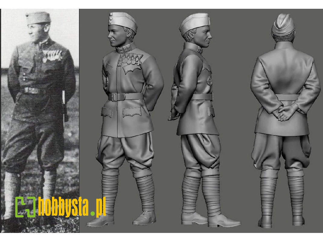 Austro-hungarian Wwi Aces Part 1 - Miroslav Navratil (1 Figure / 3d-printed) - image 1
