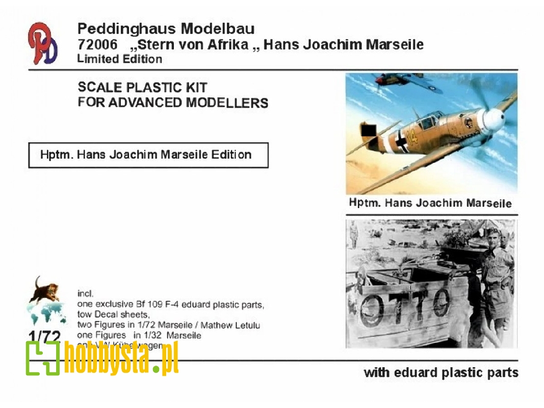 Messerschmitt Bf-109 F-4 - Hans Joachim Marseile - image 1