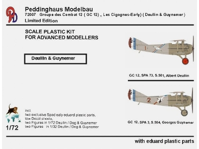 Spad S.Xiii - Groupe Des Combat 12 (Gc 12) Les Cigognes - Early (Guynemer & Deullin) - image 1