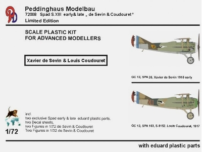 Spad S. Xiii - Gc 12 Early & Late  Les Cigognes (De Sevin & Coudouret) - image 1
