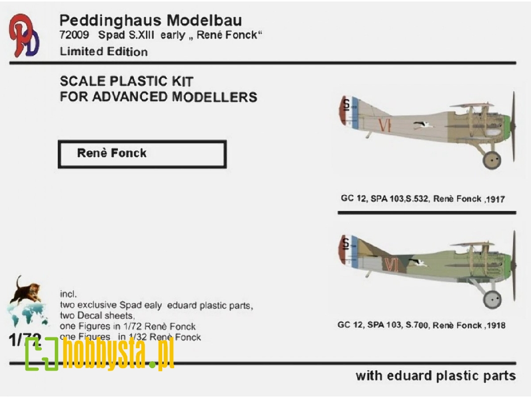 Spad S. Xiii Early - Rene Fonck - image 1