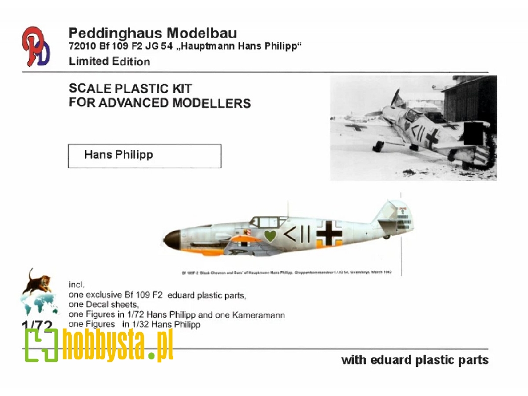 Messerschmitt Bf-109 F-2 - Hauptmann Hans Philipp - image 1
