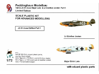 Messerschmitt Bf-109 G-6 - Major Erich Leie 1/Jg 51 & Lt GĂĽnther Josten 1./Jg 51 MĂ¶lders - image 1