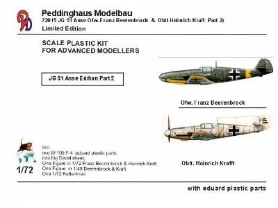 Messerschmitt Bf-109 F-4 - Ofw Franz Beerenbrock Stab Jg 51 & Oblt Heinrich Krafft - image 1