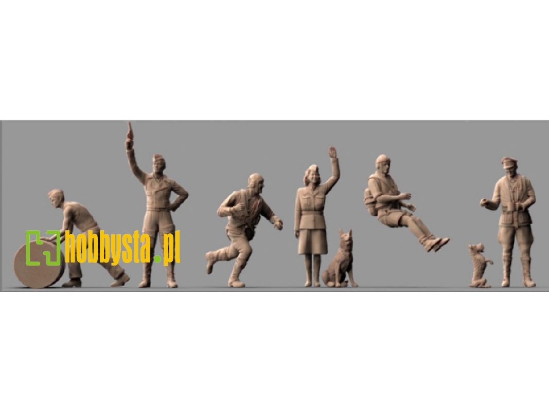 6 German Air Force Soldiers - image 1