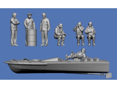 7 Soldiers And Crew For The Explosive Boat Linse - image 1