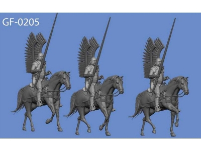 Polish Winged Hussars Trotting Into Action - image 1