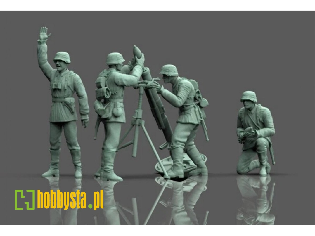 German 120 Mm Mortar And Crew - image 1